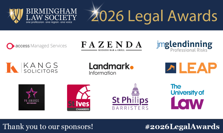 2026 Legal Awards sponsors banner 2026 Legal Awards sponsors banner